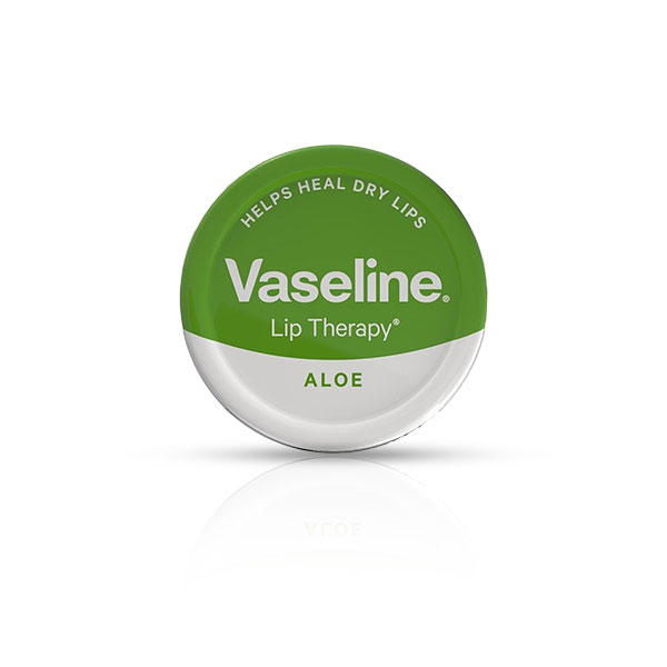 خرید بالم لب کاسه ای با رایحه الو ورا برند وازلین (aloe vera) Vaseline lip therapy